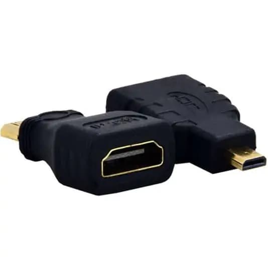 کابل HDMI مدل Hs 3 in 1 به طول 1.5 متر به همراه تبدیل Mini HDMI و Micro HDMI — تصویر ۳