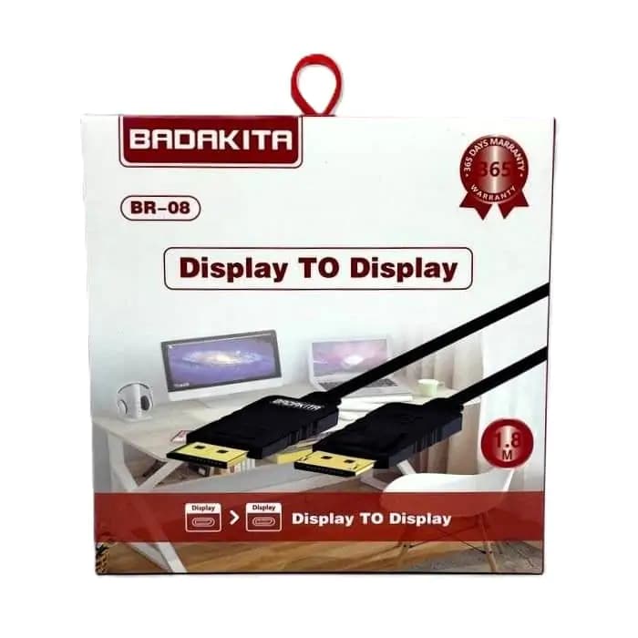 کابل BADAKITA Display مدل BR-08 طول 1.8 متر — تصویر ۵