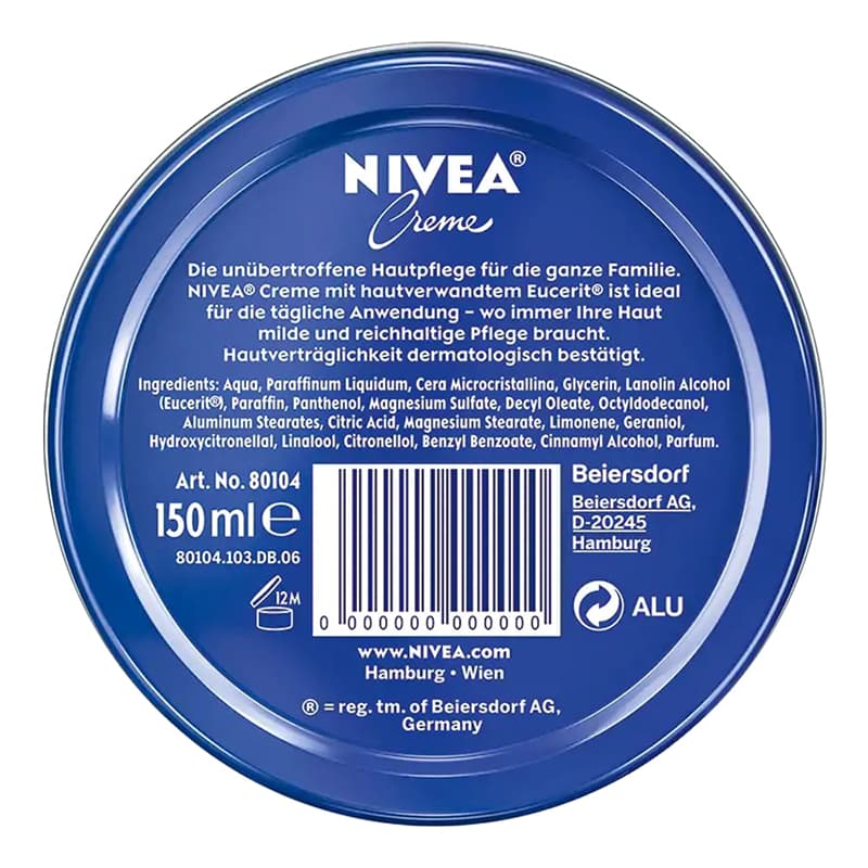 کرم مرطوب کننده صورت و بدن نیوا ۱۵۰ میلی لیتری NIVEA — تصویر ۳