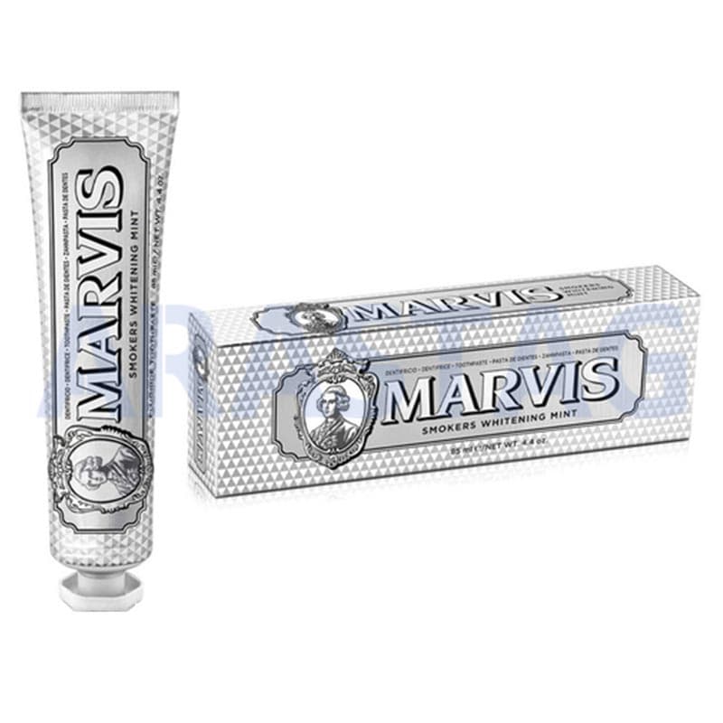 خمیر دندان مارویس مدل SMOKERS WHITENING MINT حجم 85 میلی