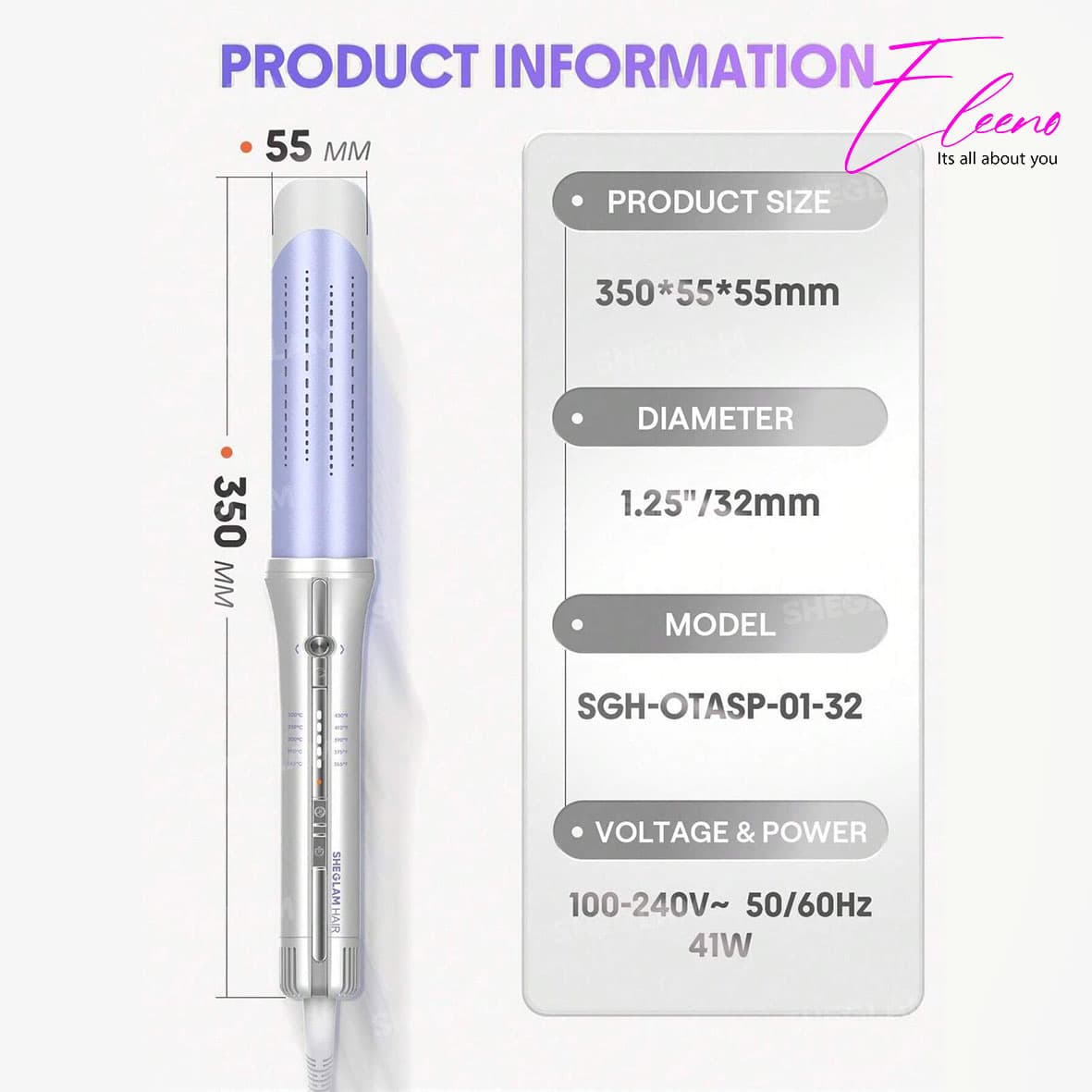 دستگاه چرخشی شیگلم فر کننده مو کول ایر فلو Sheglam Cool Airflow Pro — تصویر ۲