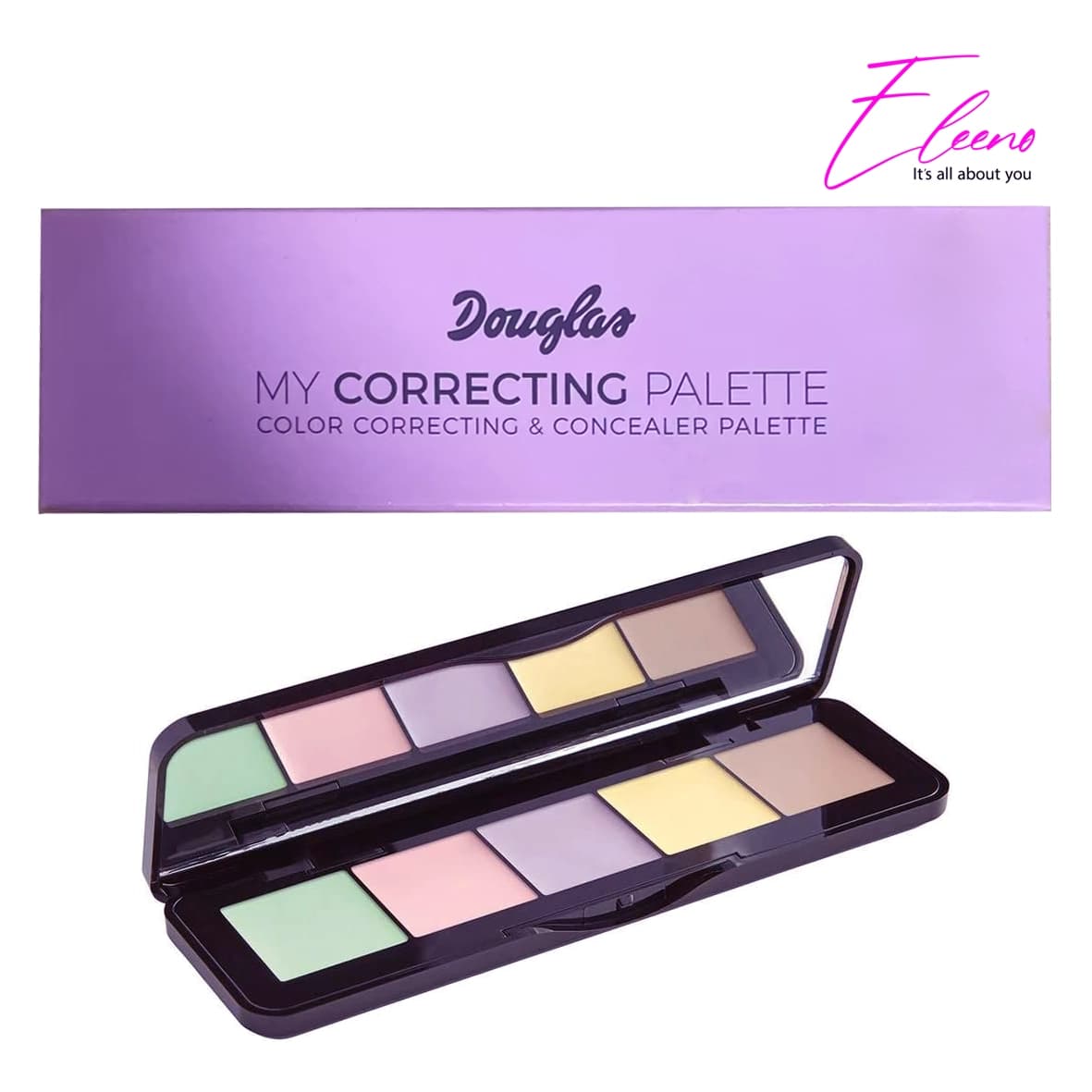 پالت اصلاحکننده رنگ و کانسیلر داگلاس مدل Douglas My Correcting Palette — تصویر ۲