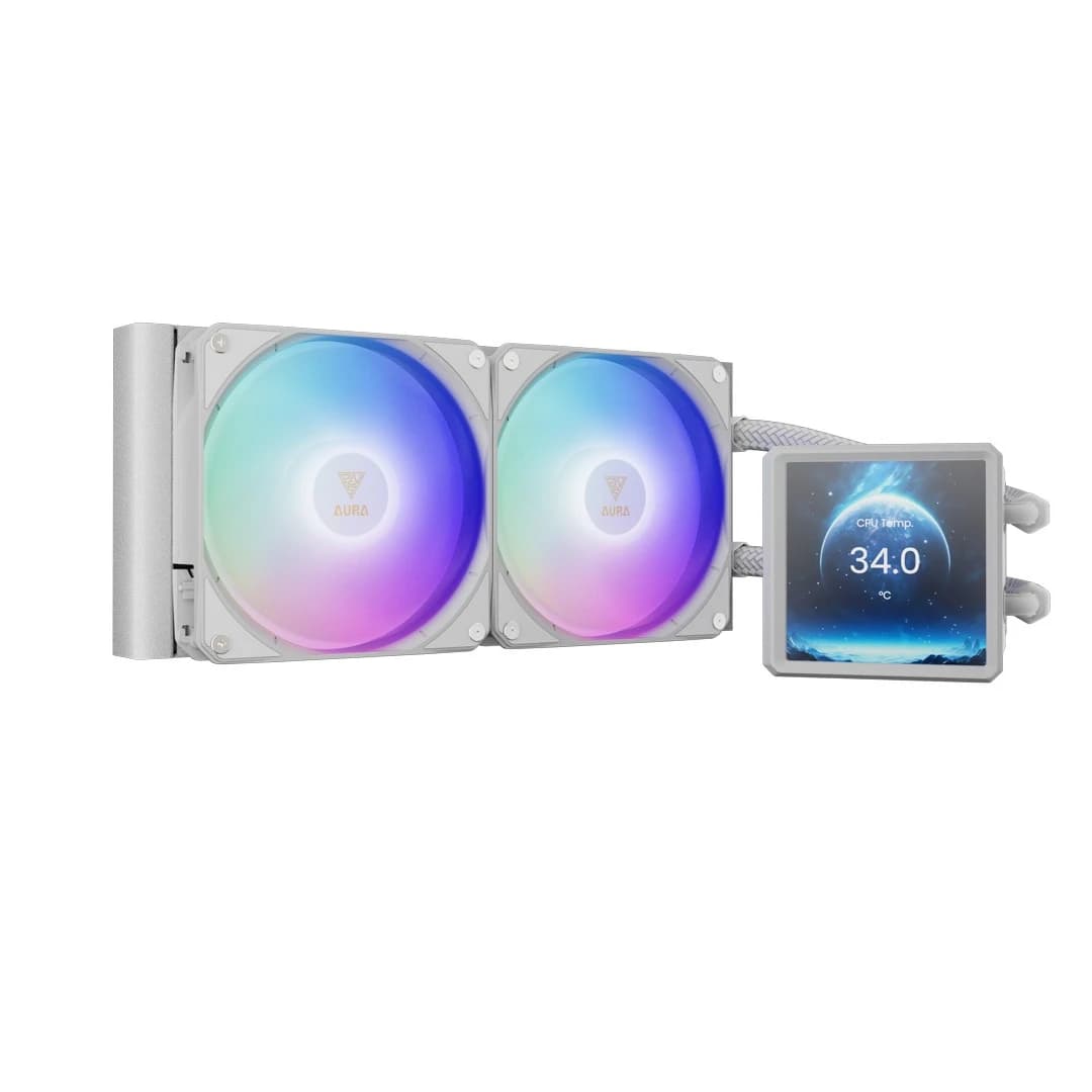 خنک کننده پردازنده مایع گیم دیاس AURA GL240 LCD — تصویر ۶