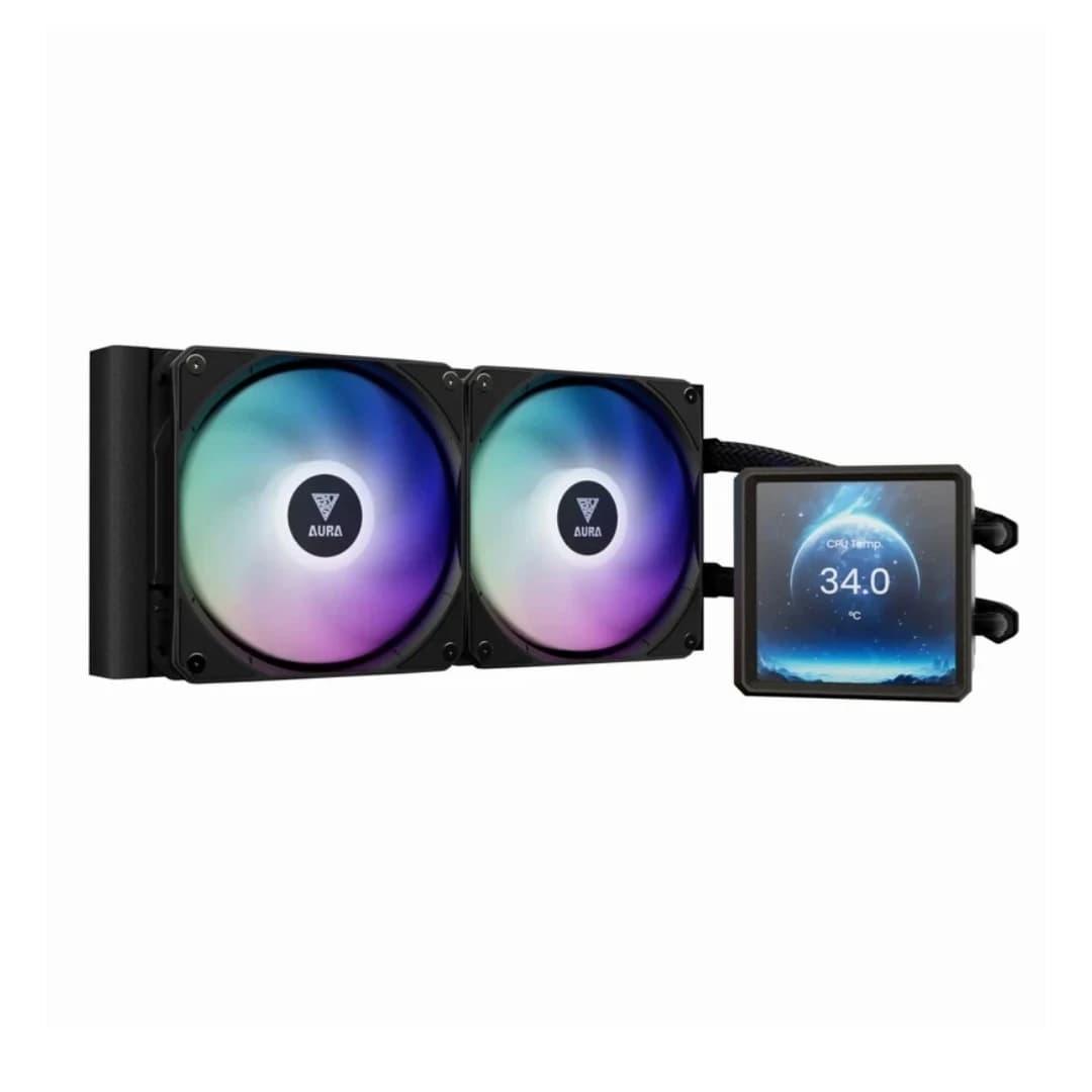 خنک کننده پردازنده مایع گیم دیاس AURA GL240 LCD — تصویر ۷