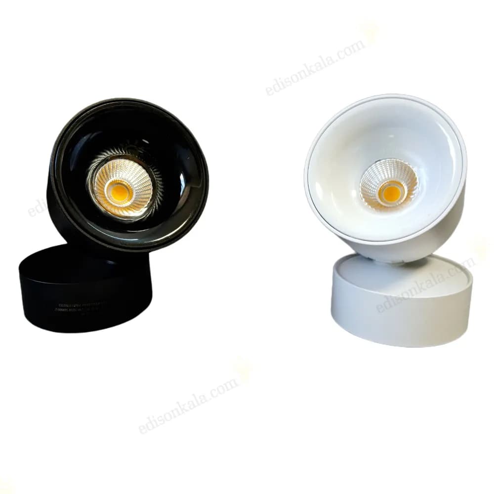 چراغ فکی روکار ۱۵ وات استوانه COB | بهترین نورپردازی دکور فروشگاه و مغازه — تصویر ۷