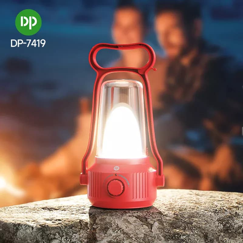 چراغ اضطراری و فانوس شارژی DP-7419 | پرنور مناسب کمپینگ و بی برقی — تصویر ۳