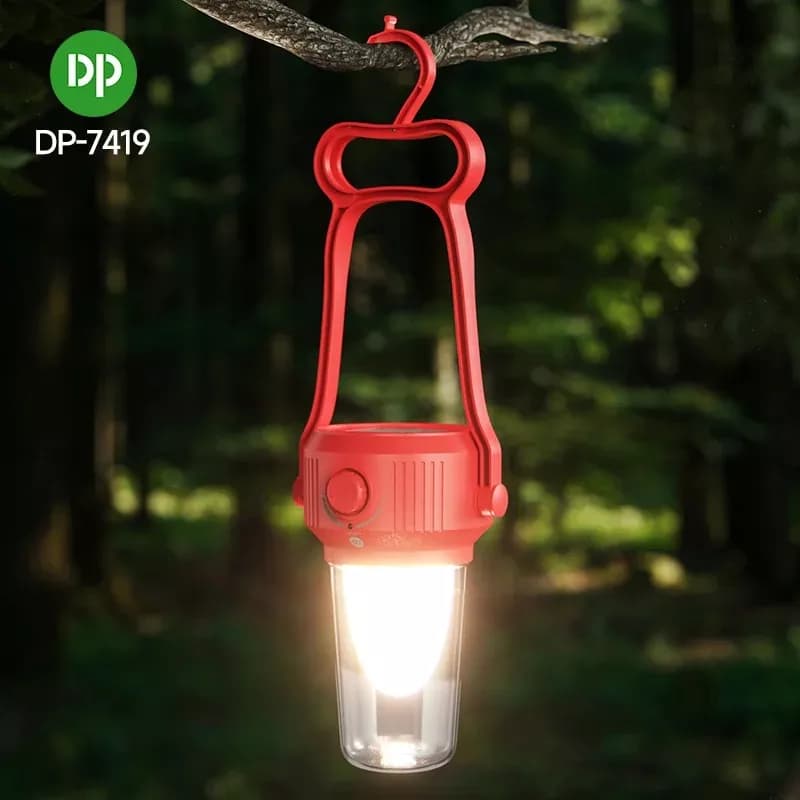 چراغ اضطراری و فانوس شارژی DP-7419 | پرنور مناسب کمپینگ و بی برقی — تصویر ۵
