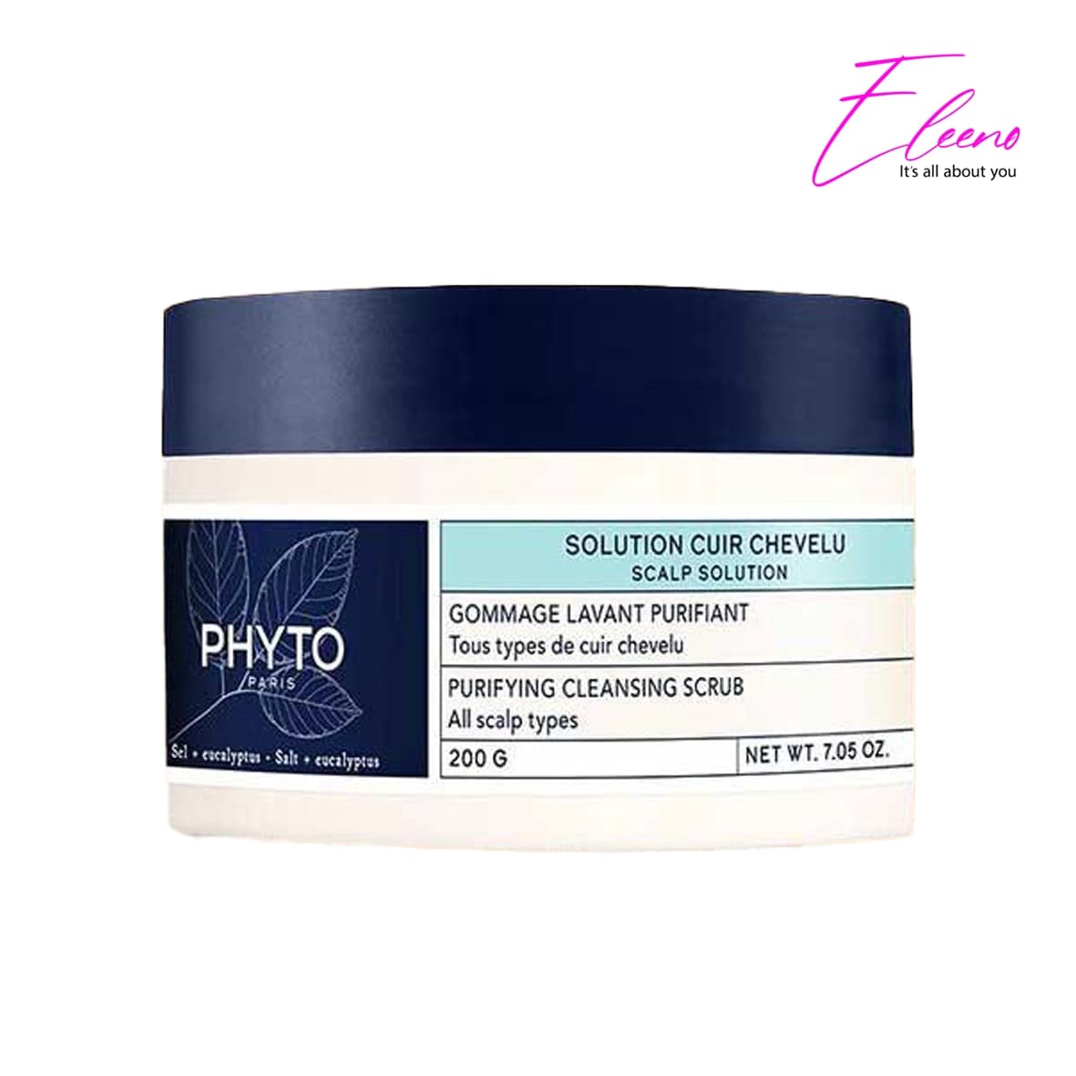 اسکراب پاککننده و تصفیهکننده پوست سر فیتو Phyto