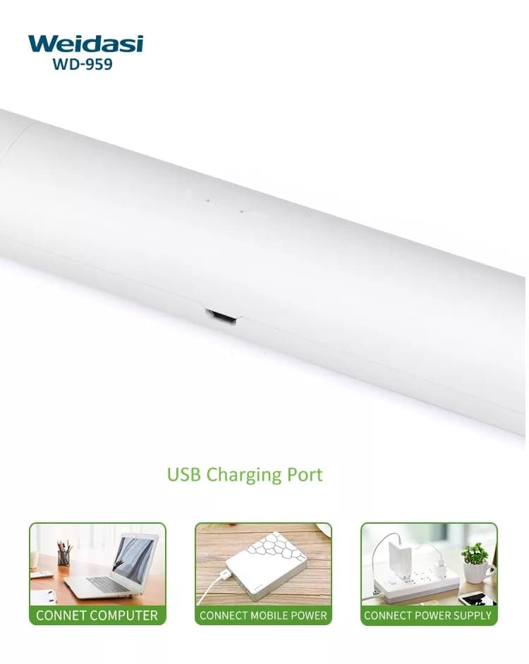 حشرهکش راکتی پایه دار ویداسی WD-959 | قابل شارژ با نور UV قوی — تصویر ۵