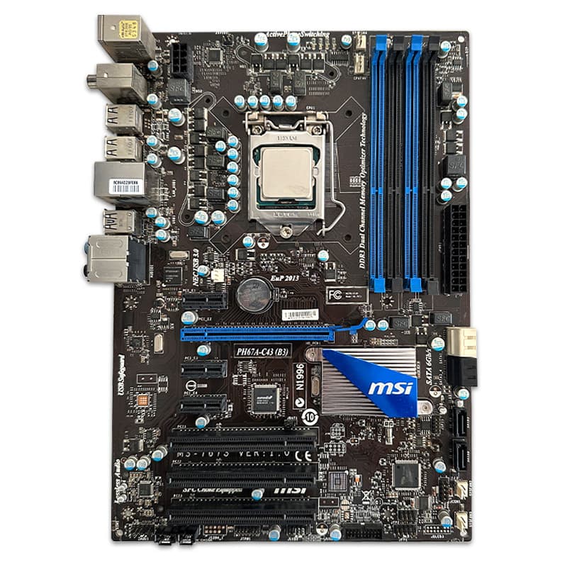 باندل مادربرد MSI PH67A-C43(B3) + i7 3770 استوک