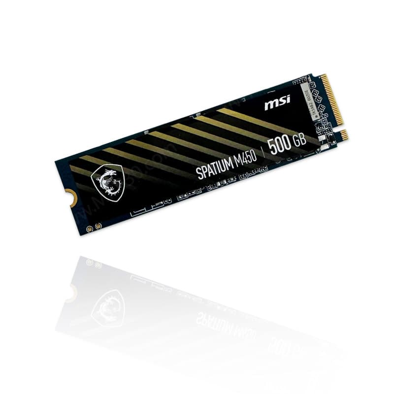 اس اس دی MSI M.2 NVME Spatium M450 500GB استوک در حد نو گارانتی تا 1408/09 — تصویر ۲
