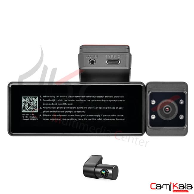 دوربین ثبت وقایع وای فای سه دوربین 4K کارفلکیس مدل A3 Pro — تصویر ۲