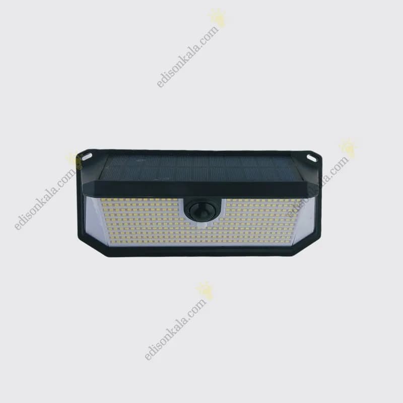 چراغ خورشیدی دیواری ضد آب مودی با سنسور حرکتی و فتوسل مدل IR-MD7110-P — تصویر ۸