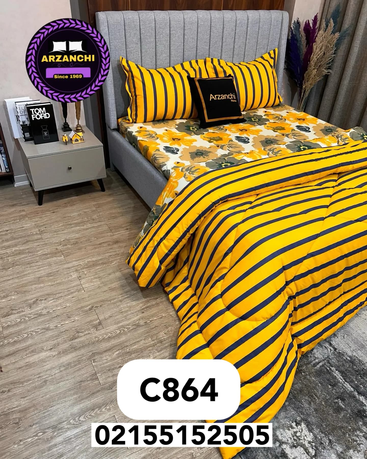روتختی طرح گل کد C864 ارزانچی — تصویر ۵