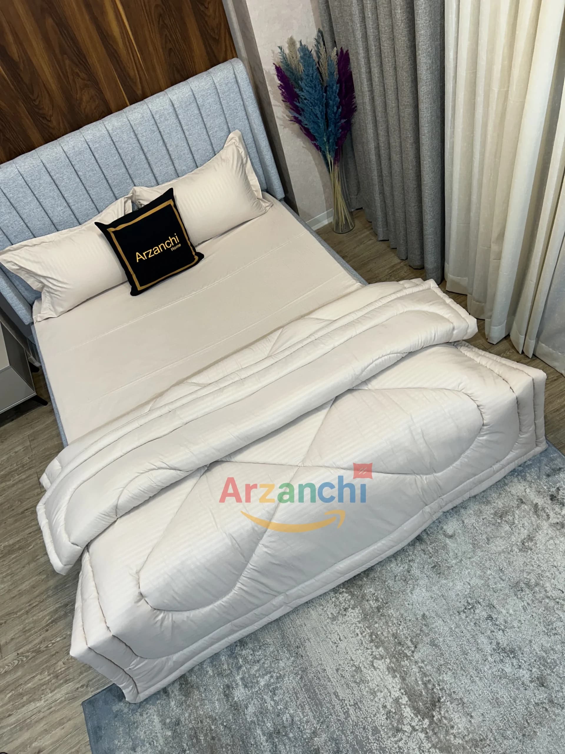 روتختی هتلی کرم کد H523 ارزانچی — تصویر ۲