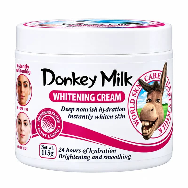 کرم سفید کننده و آبرسان شیر الاغ Donkey Milk