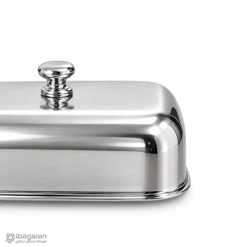کره خوری استیل درب دار ریما مدل 13286 — تصویر ۳