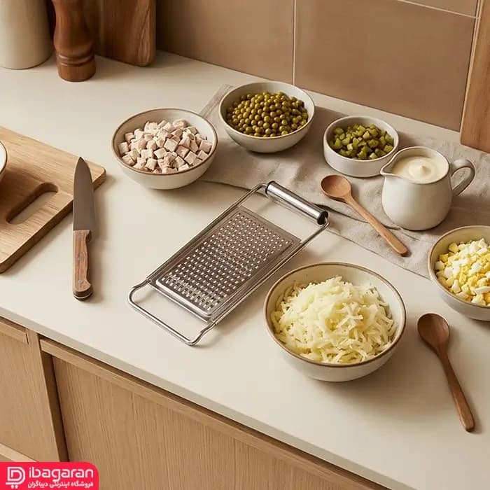 رنده دستی دندانه ریز تخت استیل ریور — تصویر ۸