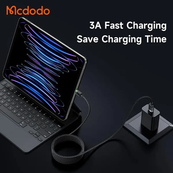 کابل تبدیل USB-A به لایتنینگ مک دودو مدل CA-600 طول 1.2 متر اصلی — تصویر ۲