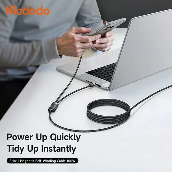کابل USB-C مک دودو مدل CA-7380 طول 1.5 متر اصلی — تصویر ۳