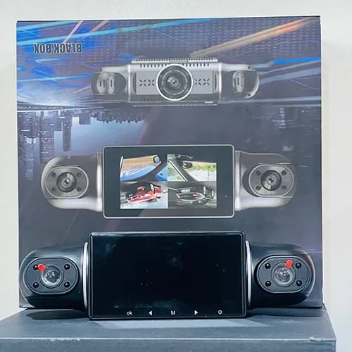 دوربین ثبت وقایع خودرو 4 لنزه 360 درجه وای فای دار Black Box M2 — تصویر ۲