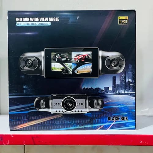 دوربین ثبت وقایع خودرو 4 لنزه 360 درجه وای فای دار Black Box M2 — تصویر ۳