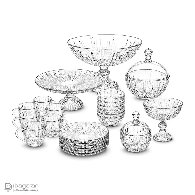 سرویس پذیرایی پیانو 25 پارچه 6 نفره مدل sk2702900 — تصویر ۸
