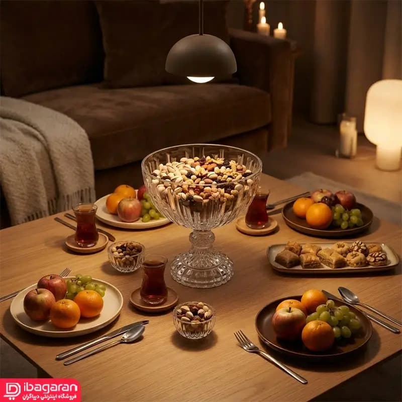 کاسه آجیل خوری پایه دار پیرلس مدل پیانو SK772200 — تصویر ۶