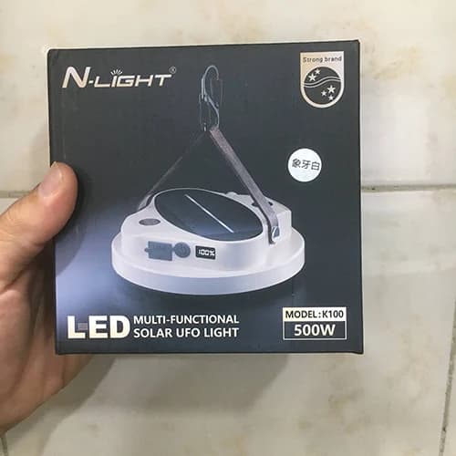 چراغ شارژی خورشیدی 500 وات N-LIGHT K100 — تصویر ۵