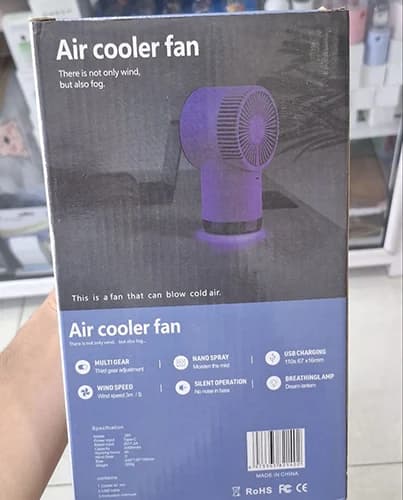 پنکه خنککننده و مهپاش رومیزی مدل Air cooler fan 365 — تصویر ۴