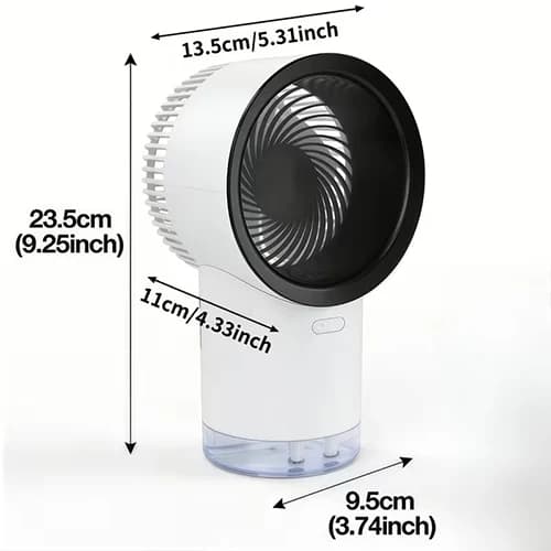 پنکه خنککننده و مهپاش رومیزی مدل Air cooler fan 365 — تصویر ۵