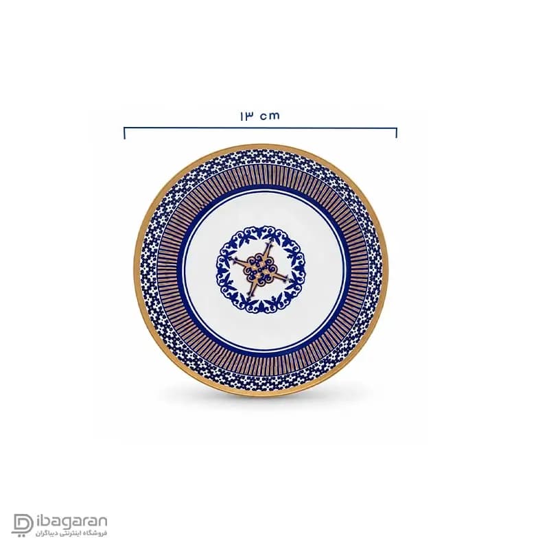 نعلبکی چینی ریور 6 عددی مدل 6025 — تصویر ۲