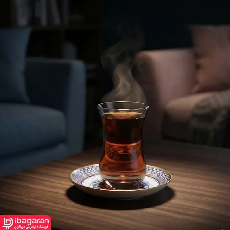 نعلبکی چینی ریور 6 عددی مدل 6025 — تصویر ۶