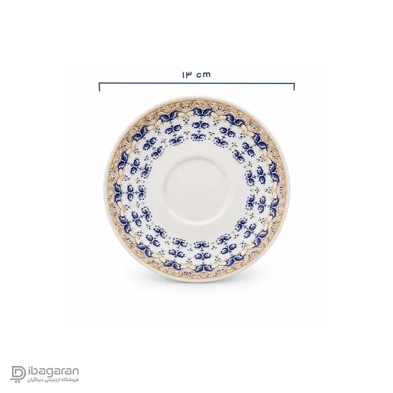 نعلبکی چینی ریور 6 عددی مدل 6026 — تصویر ۲