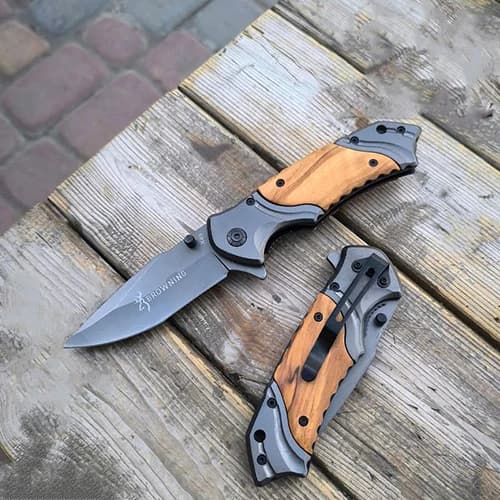چاقوی تاشو جیبی برونینگ BROWNING مدل X49 — تصویر ۲