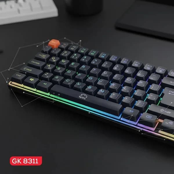 کیبورد مخصوص بازی تسکو مدل GK 8311 Apollo اصلی — تصویر ۳