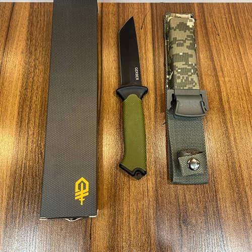 چاقوی تاکتیکال تیغه ثابت غلافدار گربر GERBER مدل 9722a — تصویر ۲