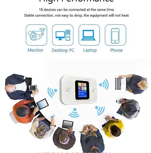 مودم جیبی سیمکارتی مانیتوردار 4G مدل MF680-E (رجیستر شده ) — تصویر ۷