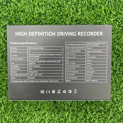 دوربین ثبت وقایع سه لنز وای فای دار BLACK BOX DVR مدل FULL HD — تصویر ۴