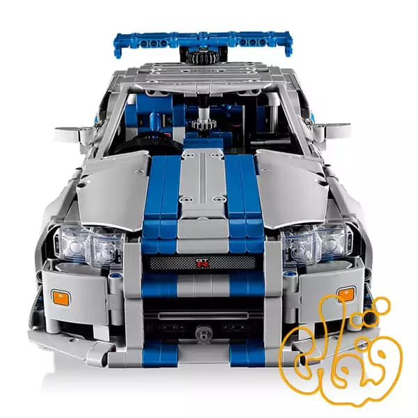 ساختنی لگو تکنیک سریع و خشن ماشین نیسان اسکایلاین جیتیآر 2 Fast 2 Furious Nissan Skyline GT-R (R34) 42210 — تصویر ۳