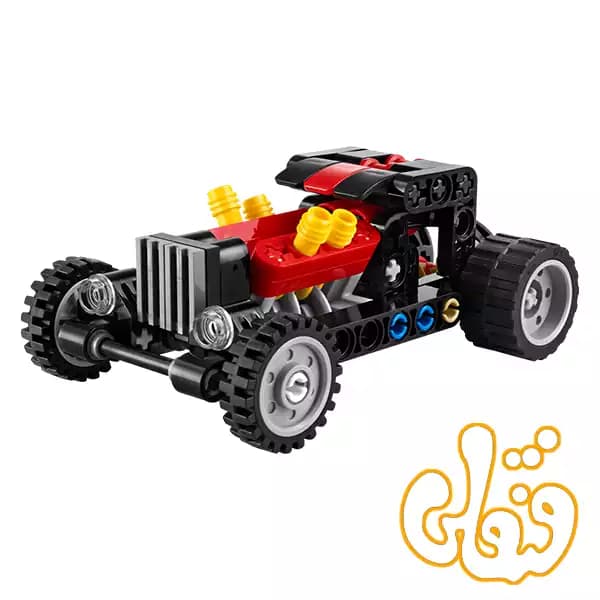 ساختنی لگو پولیبگ تکنیک ماشین مسابقهای Hot Rod Car 30735 — تصویر ۲
