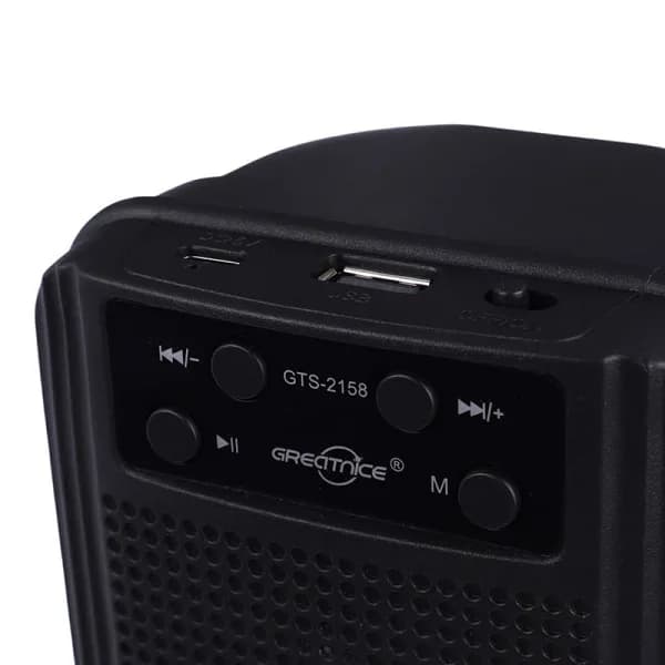 اسپیکر بلوتوثی گریت نایس GTS-2158 + میکروفون اصلی — تصویر ۲