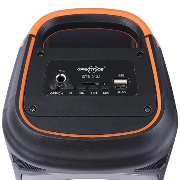 اسپیکر بلوتوثی گریت نایس GTS-2132 + میکروفون اصلی — تصویر ۶