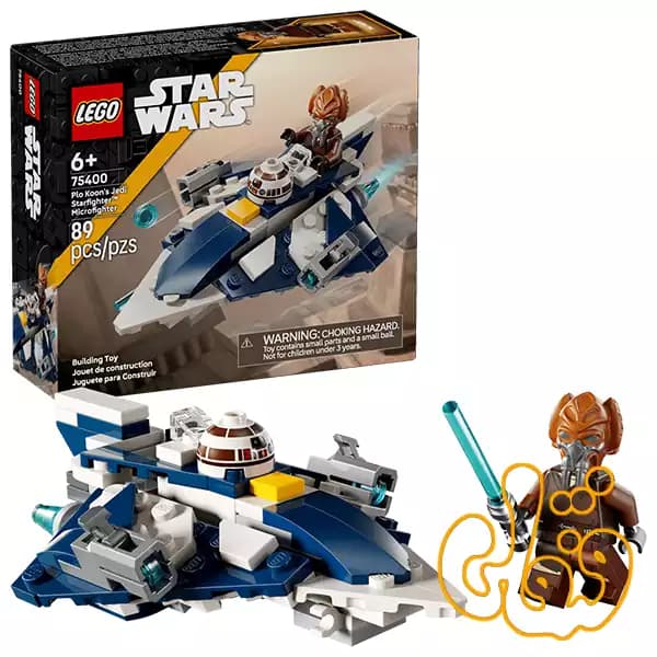 ساختنی لگو جنگ ستارگان میکروفایتر جدای استارفایتر™ پلو کون Plo Koon’s Jedi Starfighter™ Microfighter 75400