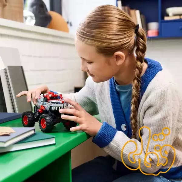 ساختنی لگو تکنیک ماشین عقب کش مانستر جم™ تاندرروآروس™ Monster Jam™ ThunderROARus™ 42200 — تصویر ۴