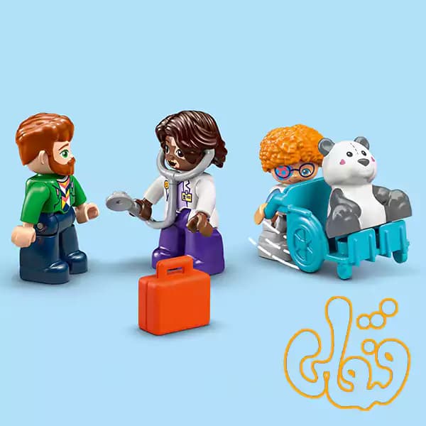 ساختنی لگو داپلو اولین مراجعه به پزشک First Time: Visit to the Doctor 10449 — تصویر ۴