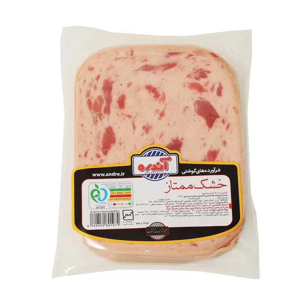 کالباس خشک ممتاز 70 درصد گوشت آندره وزن 300 گرم
