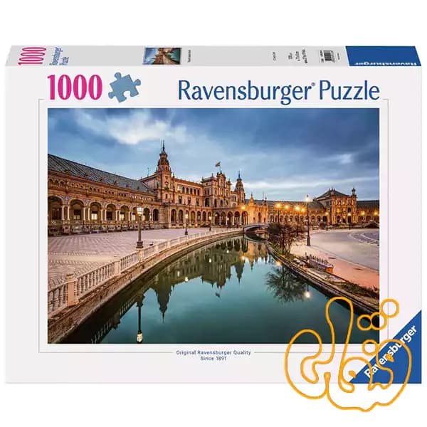 پازل 1000 قطعه رونزبرگر میدان اسپانیا، سویل Plaza de Espana, Sevilla 12001236