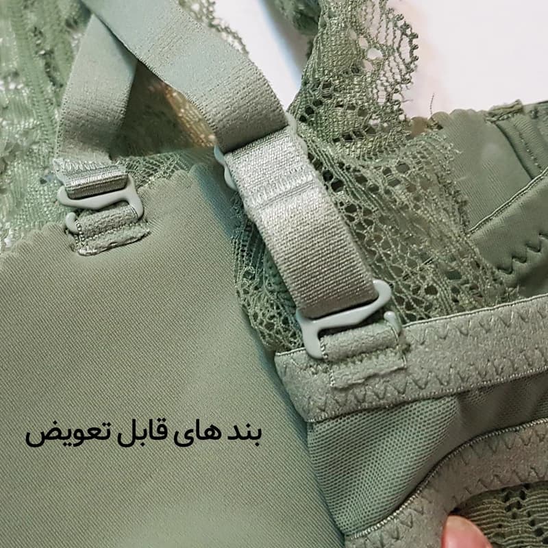سوتین زنانه بدون فنر ماییلدا مدل پوش آپ بند متحرک کد 5247-833 — تصویر ۵