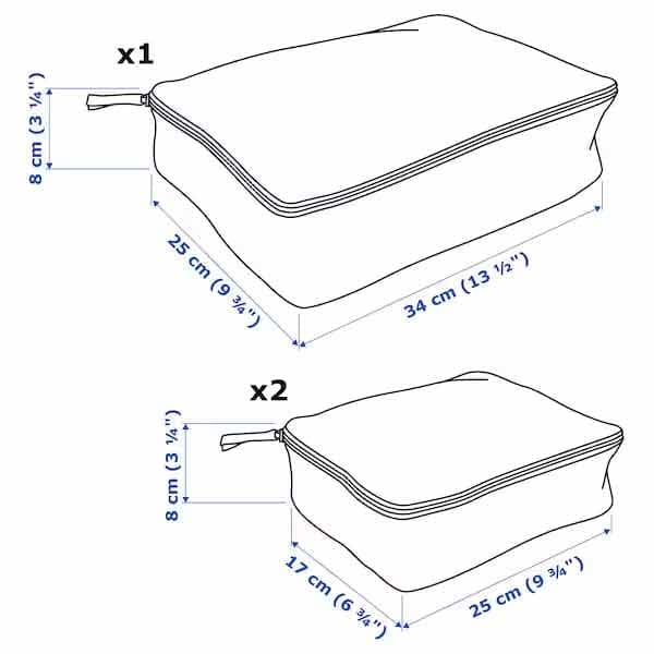 ارگانایزر لباس مجموعه 3عددی ایکیا مدل IKEA-Rensare — تصویر ۲